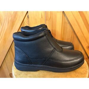 Cobbie Cuddles Women’s Size 9 W Black Leather Zip Ankle Comfort Boots 27920